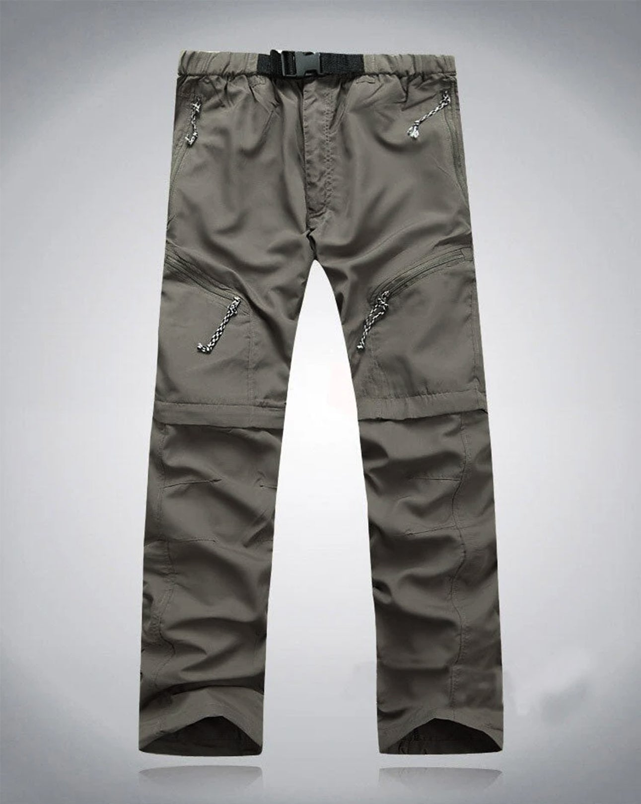 Pantalones de Hombre con Cintura Elástica y Piernas Convertibles | Ideales para Actividades al Aire Libre