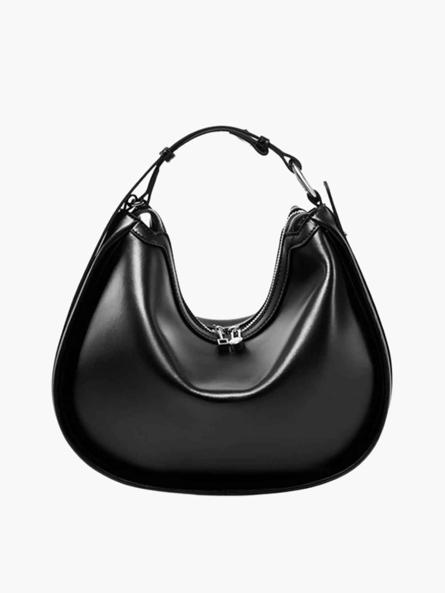 Bolso Con Forma De Media Luna Y Cierre De Cremallera Para Uso Diario | Ideal Para Salidas