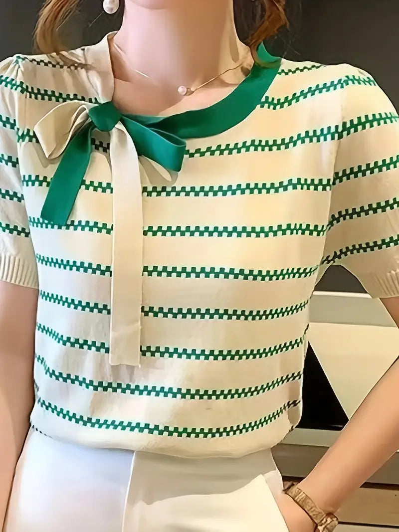 Top con Cuello Polo y Escote Ajustable para Mujer | Ideal para Uso Diario o Actividades Informales