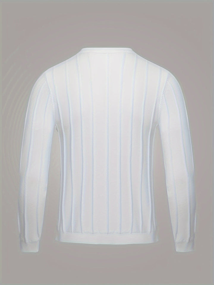 Jersey De Punto Slim Fit Para Hombre | Ideal Para Uso Diario Y Entornos Profesionales