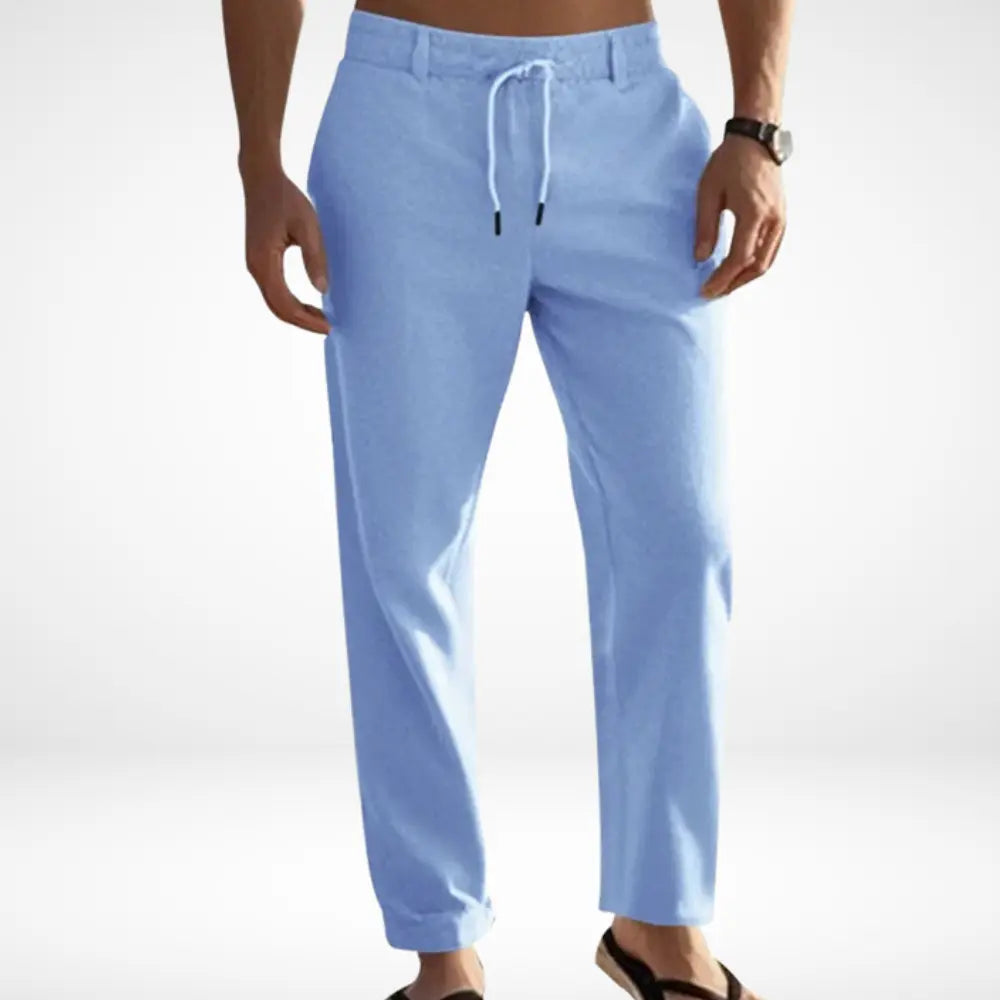 Pantalón Para Hombre Con Corte Recto Y Cintura Ajustable | Ideal Para Uso Diario Y Contextos Informales