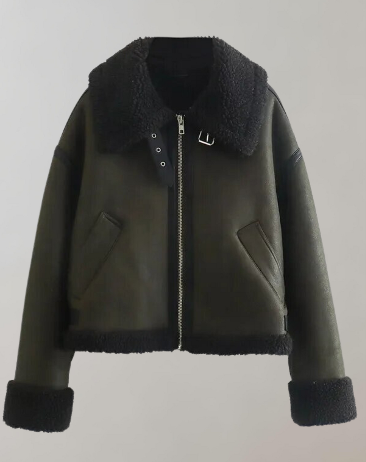 Chaqueta De Invierno Con Cuello Revers Para Mujer | Ideal Para Temporada Fría