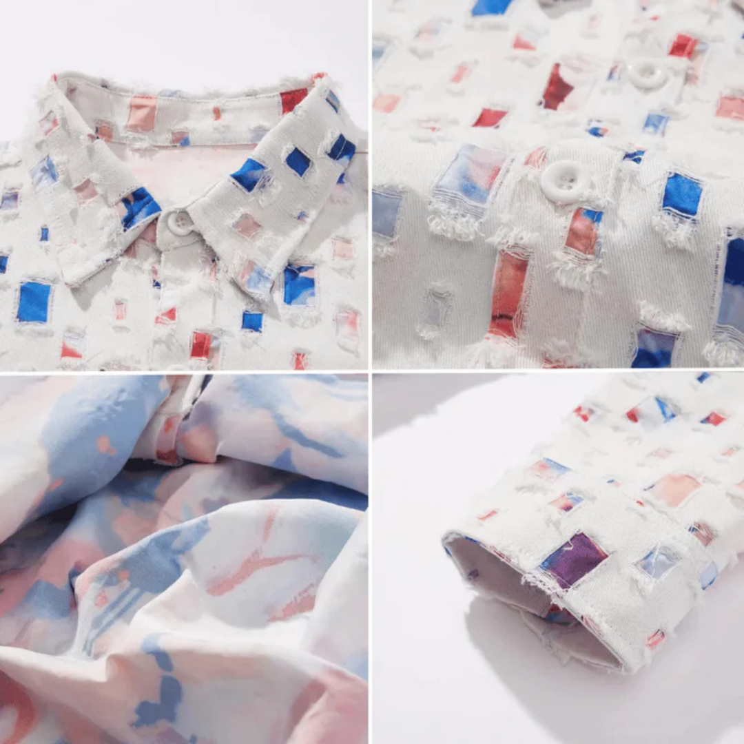 Camisa de Hombre con Corte Holgado para Actividades Cotidianas | Ideal para Ocio Diario