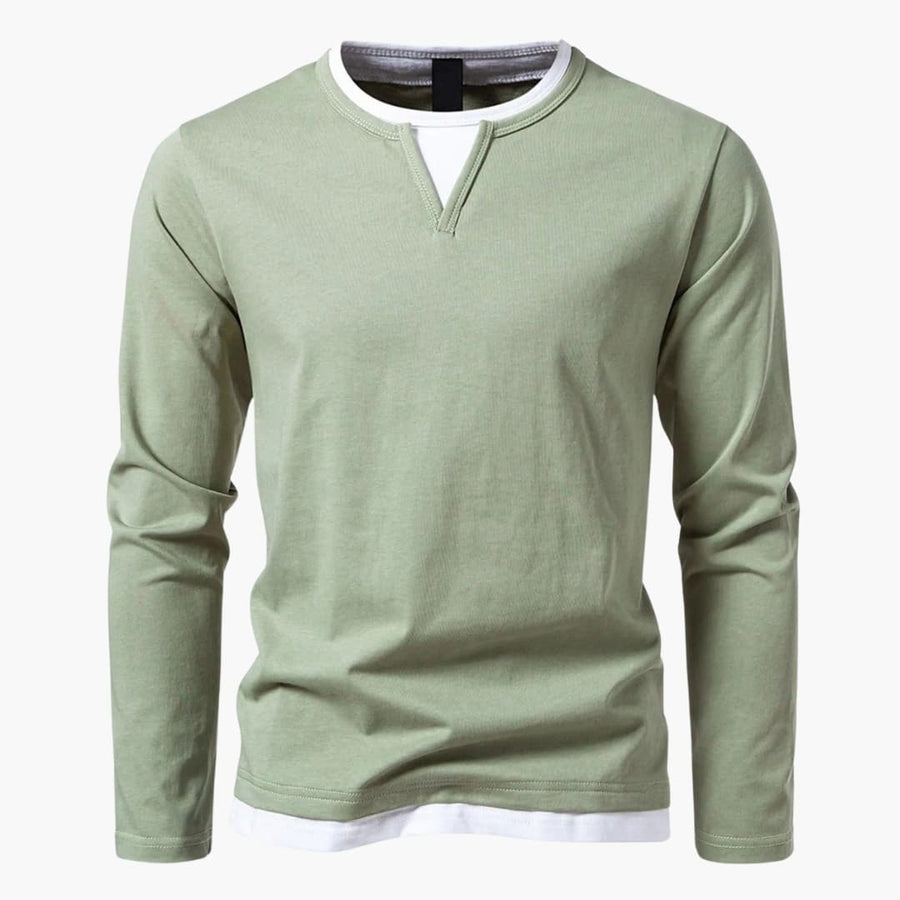 Camisa Con Cierre Abotonado Y Col Clásico Para Hombre | Ideal Para Uso Diario