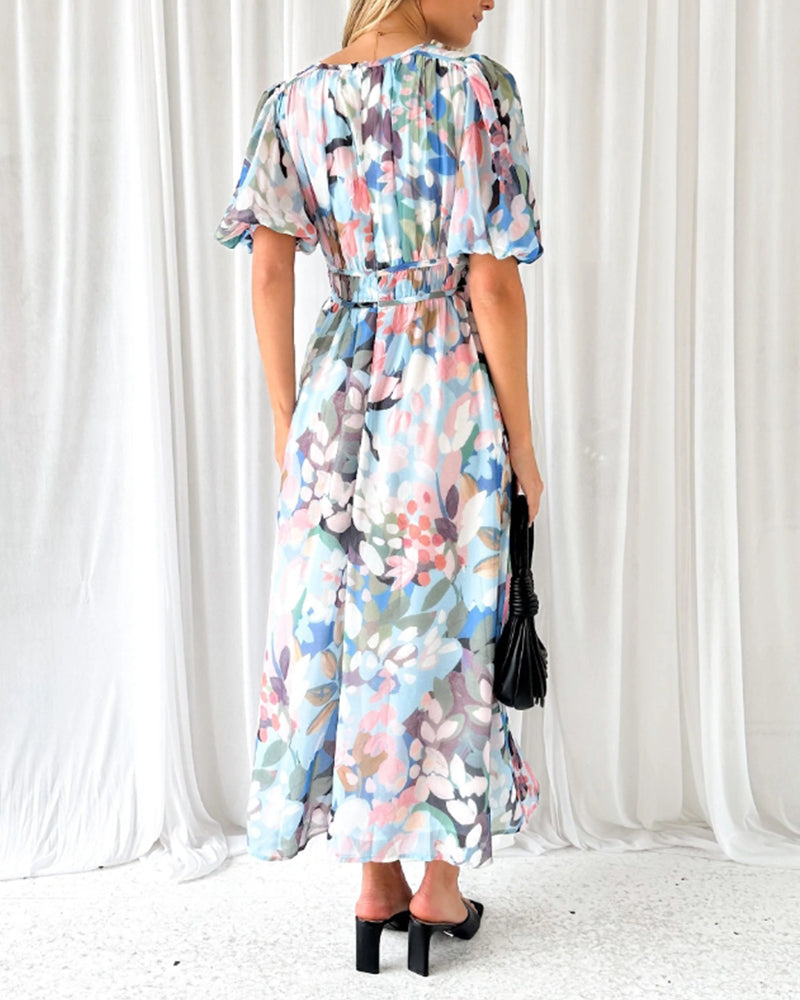 Vestido Largo Con Corte Fluido Para Mujer | Ideal Para Verano Y Salidas Informales