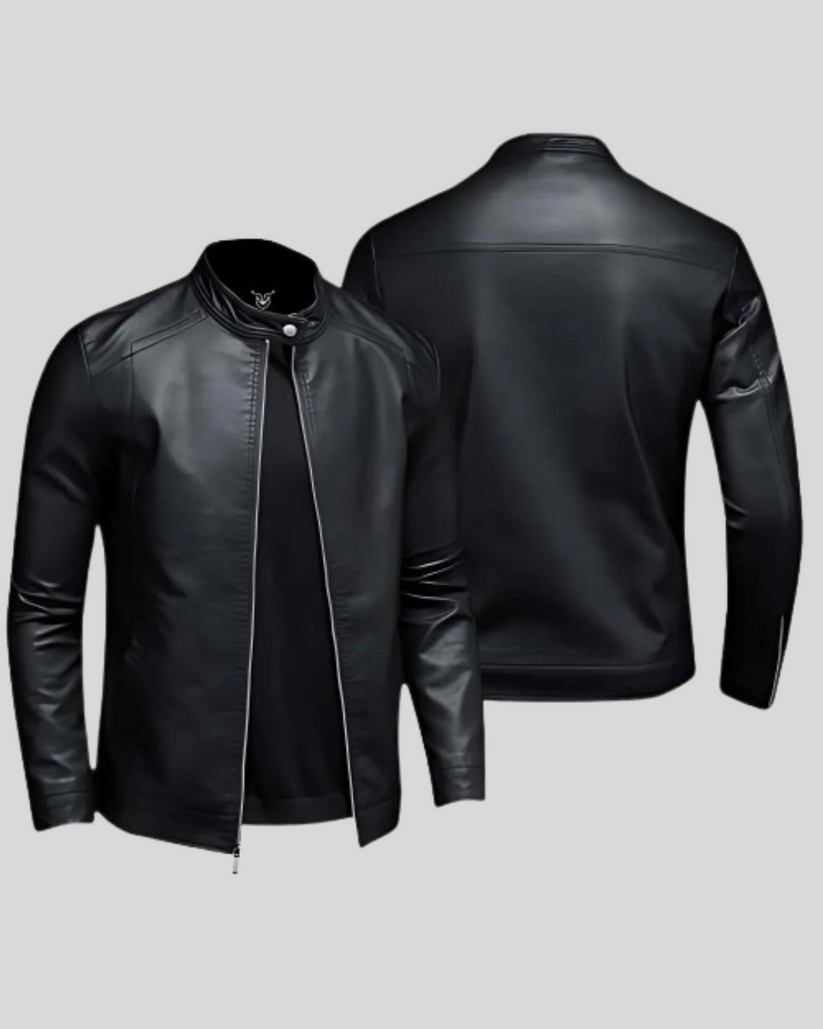 Chaqueta Con Cremallera Frontal Y Cuello Con Botones Para Hombre | Ideal Para Uso Diario Y Ocasiones Variadas