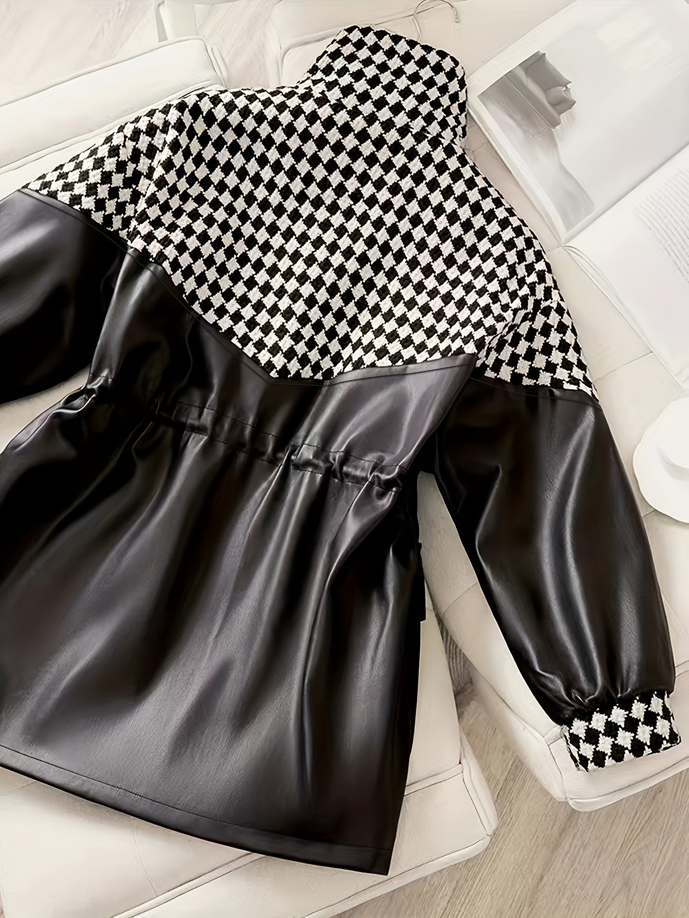 Chaqueta Con Cremallera y Cuello Alto Para Mujer | Ideal Para Otoño e Invierno