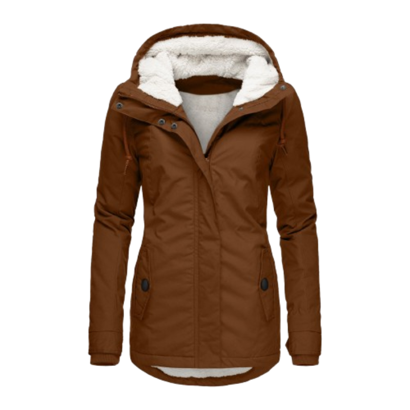 Parka de Invierno con Capucha Desmontable y Bolsillos Funcionales para Mujer | Ideal para Invierno
