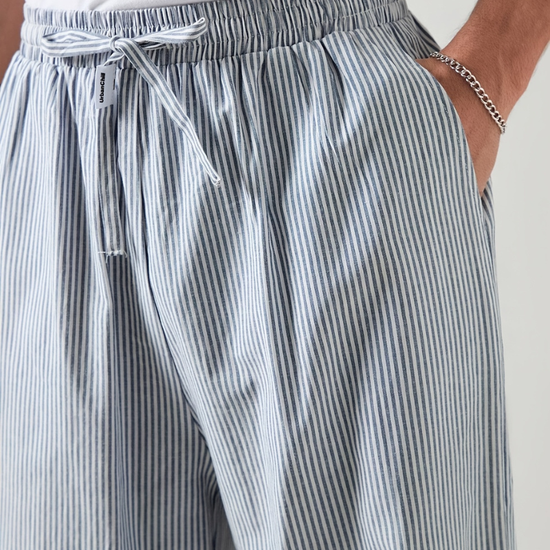 Pantalón Amplio A Rayas Para Adultos | Ideal Para Uso Diario Y Actividades Al Aire Libre