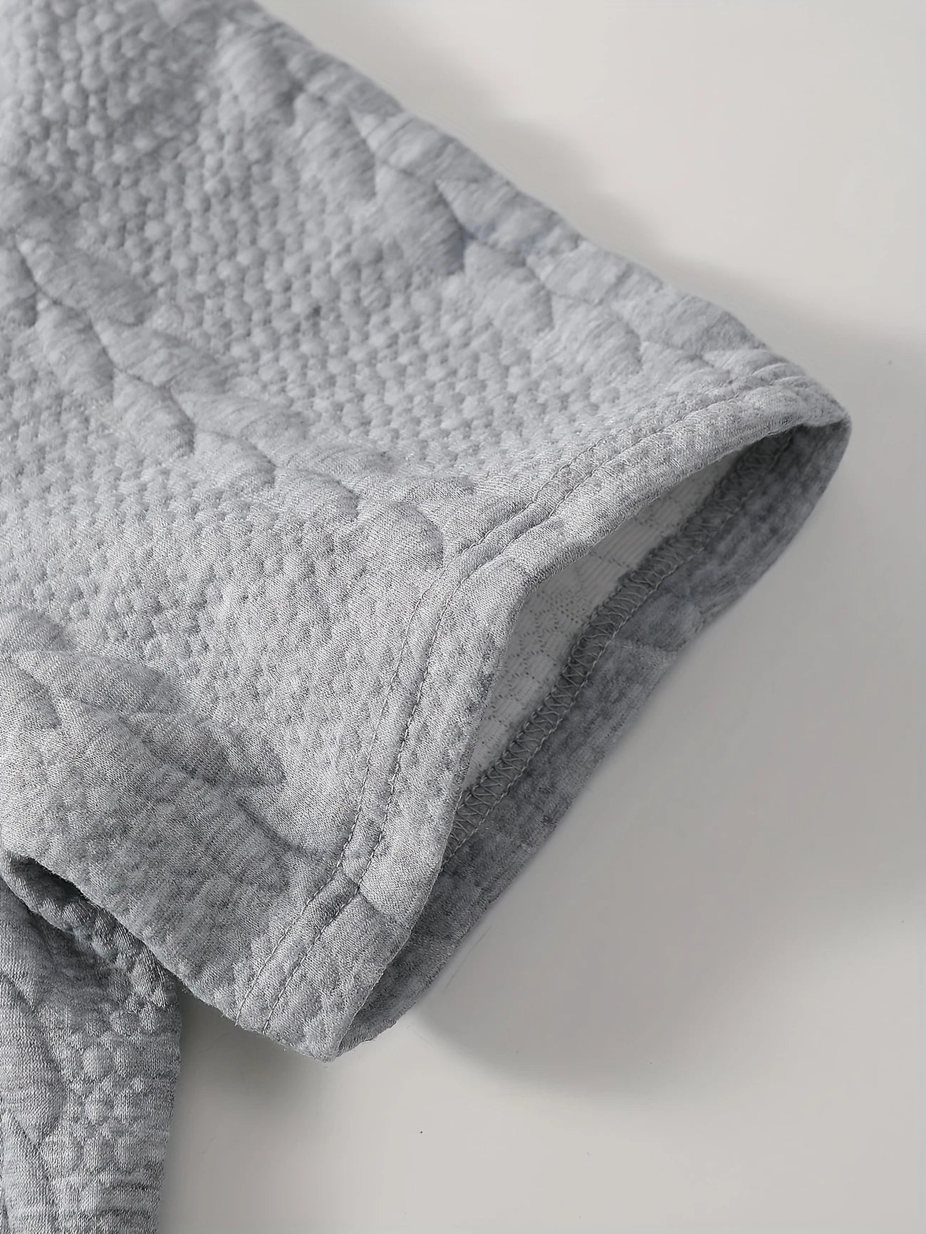 Conjunto de Dos Piezas con Motivo Trenzado en Relieve para Mujer | Ideal para Uso Diario