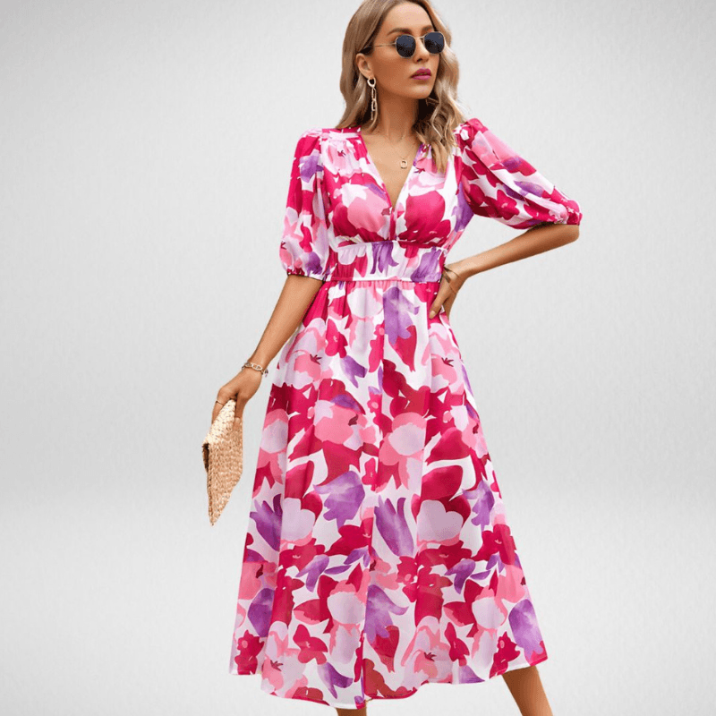 Vestido Midi Con Longitud Intermedia Para Mujer | Ideal Para Uso Diario Y Ocasiones