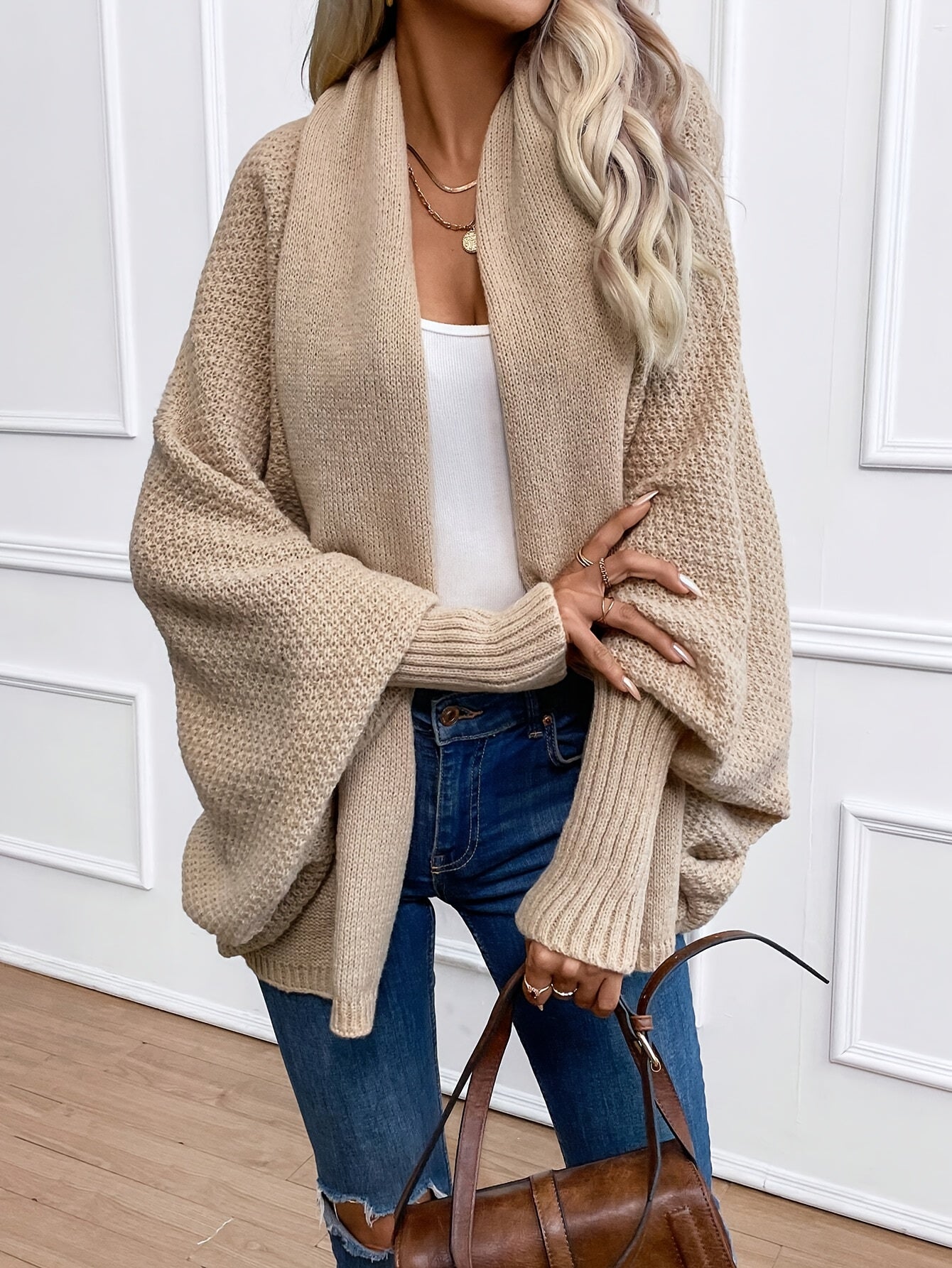Gilet con Cierre Frontal y Cuello Redondo para Mujer | Ideal para Otoño e Invierno