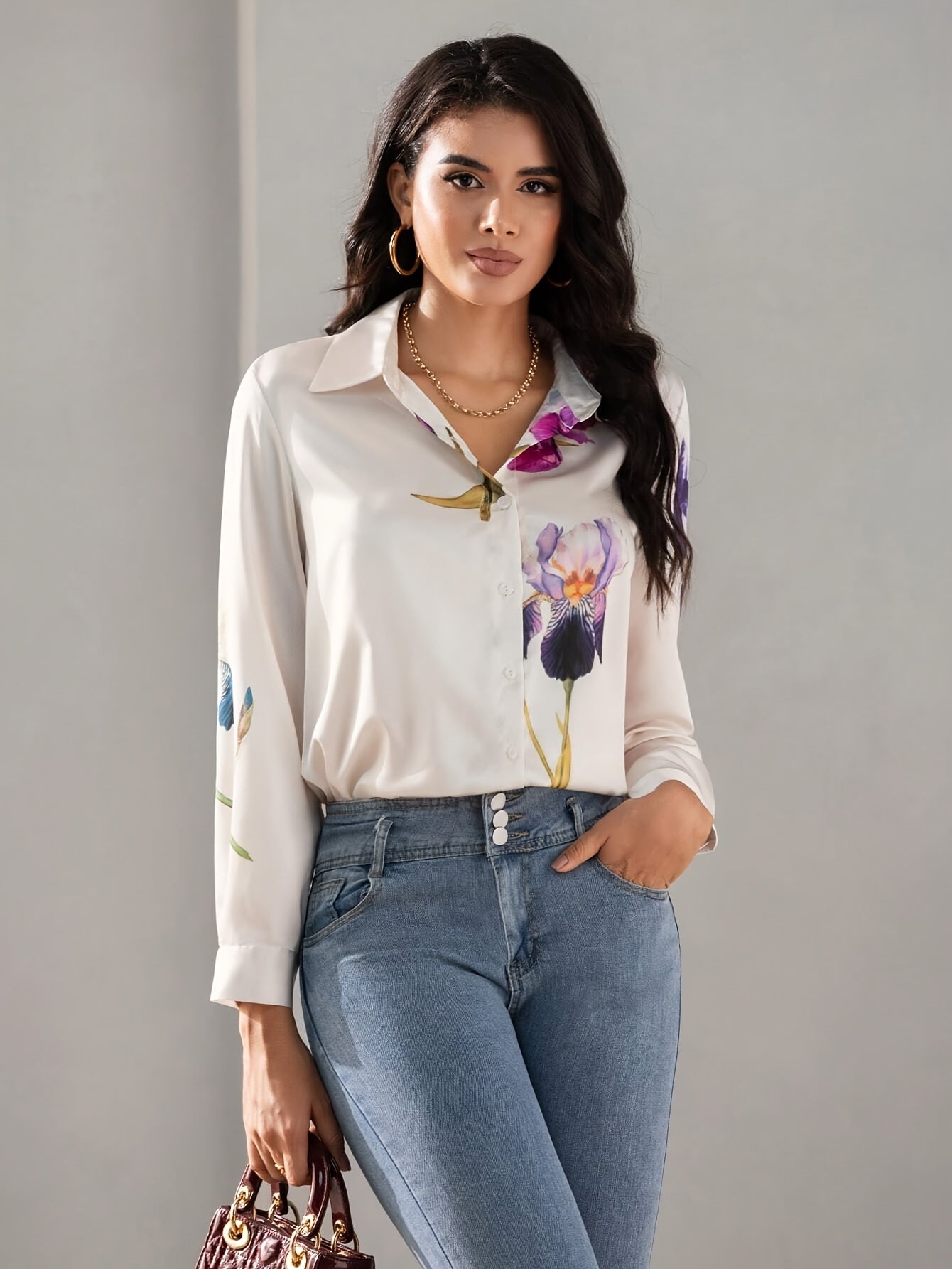 Blusa Con Corte Adaptado Y Detalles Integrados Para Mujer | Ideal Para Uso Diario Y Profesional
