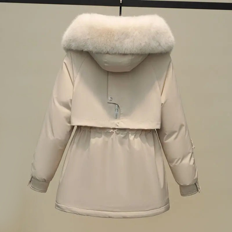 Abrigo acolchado con capucha para mujer | Ideal para otoño e invierno