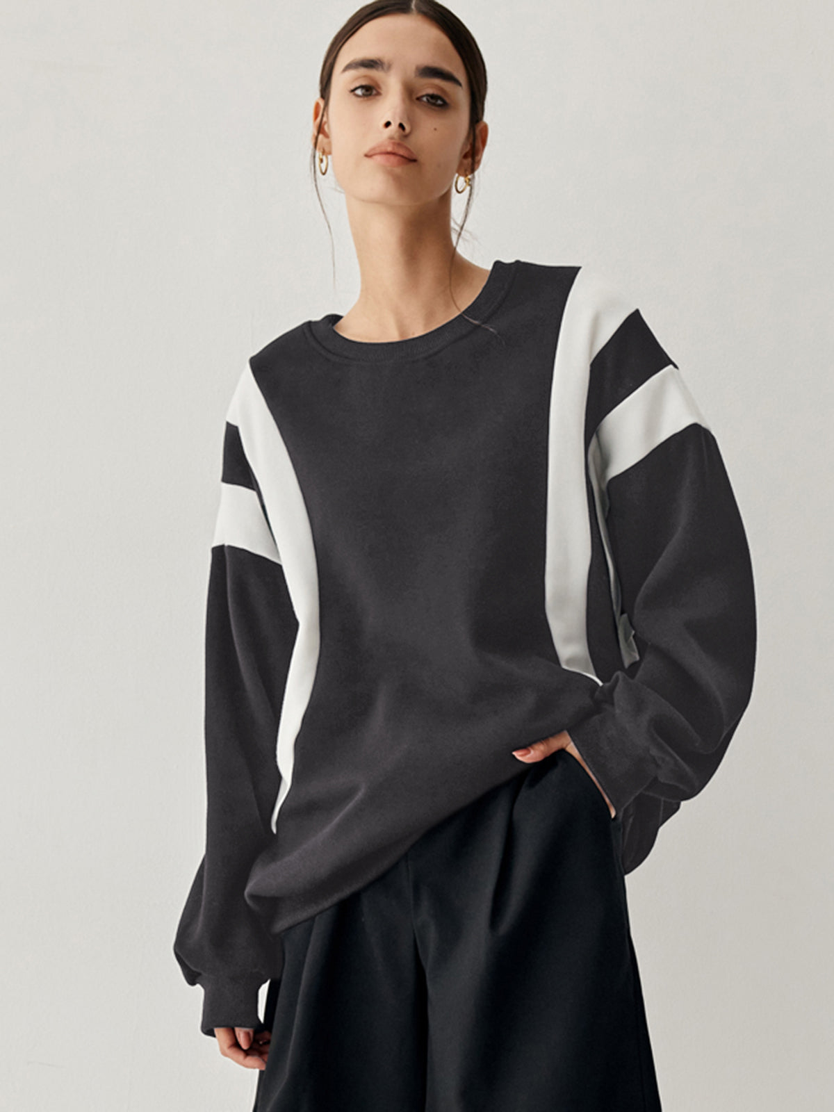 Jersey Con Rayas Laterales Y Corte Recto Para Mujer | Ideal Para Uso Diario
