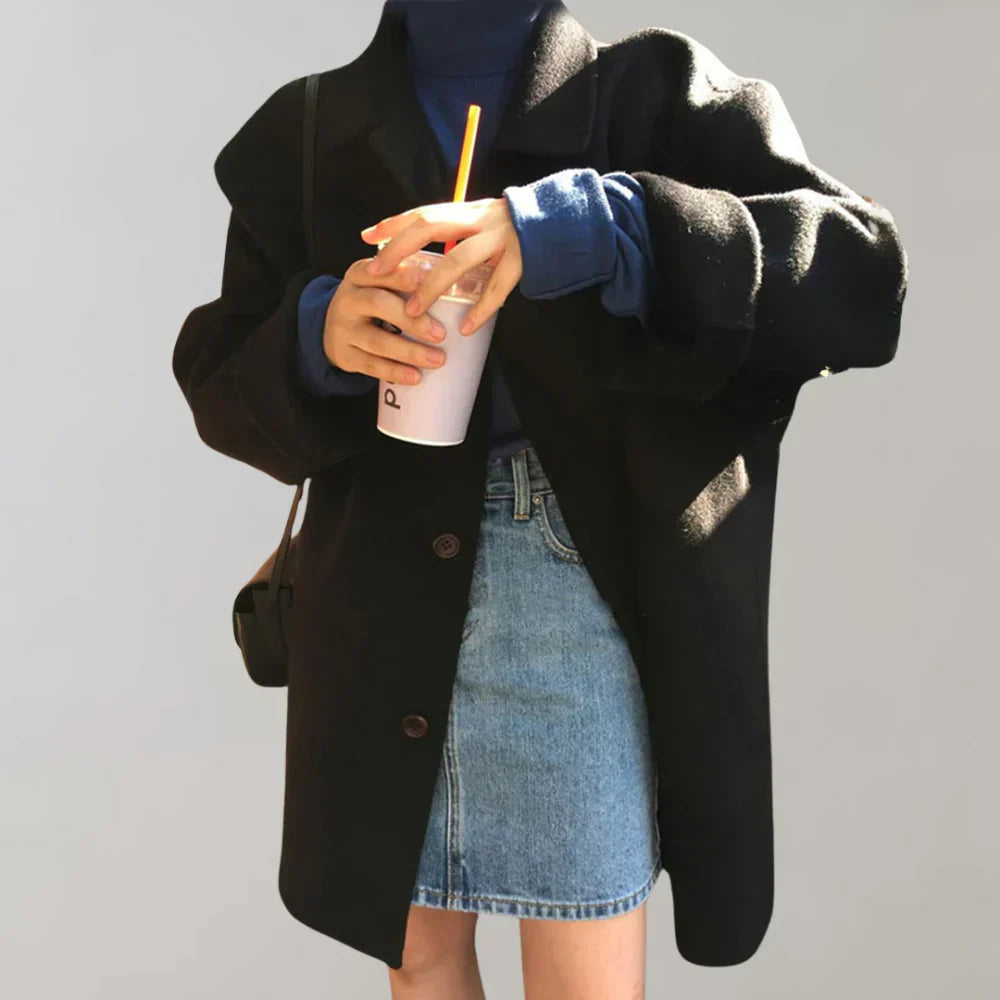 Chaqueta Con Corte Recto Para Mujer | Ideal Para Uso Diario