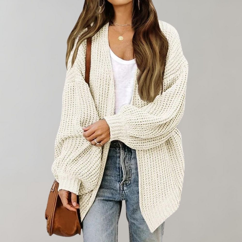 Cárdigan con Corte Amplio para Mujer | Ideal para Primavera y Otoño