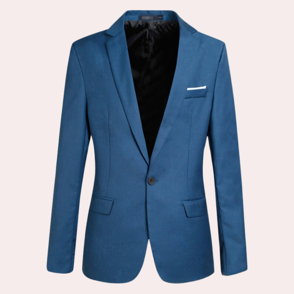 Blazer Casual Con Corte Estándar Para Hombre | Ideal Para Uso Diario Y Contextos Semi-Profesionales