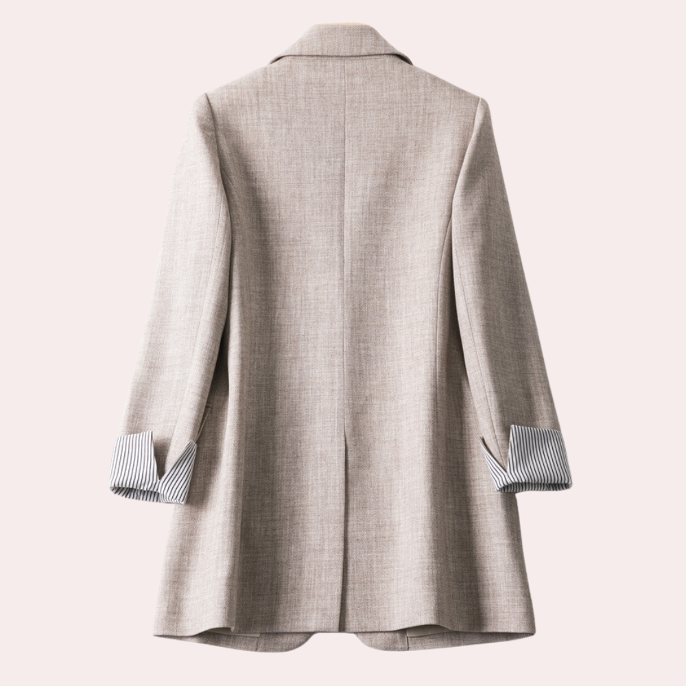 Blazer Oversize Con Solapa Y Cierre De Un Botón Para Mujer | Ideal Para Trabajo O Uso Diario