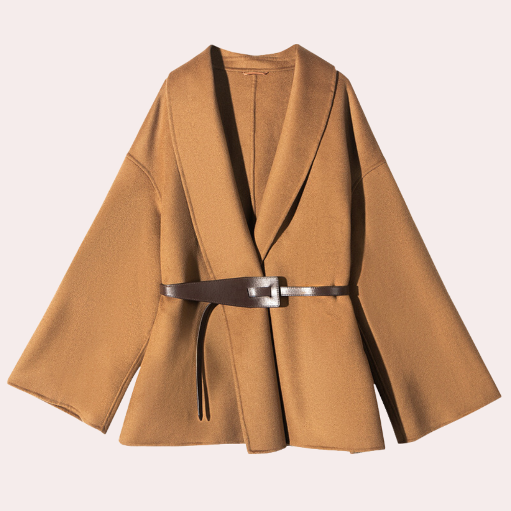 Abrigo Largo con Cinturón Ajustable para Mujer | Ideal para Otoño e Invierno