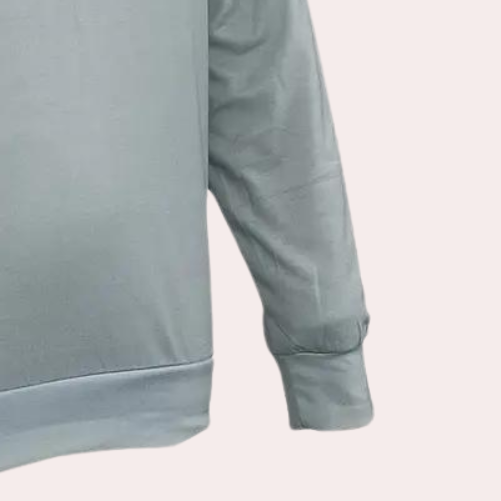 Sudadera Lisa De Corte Clásico Para Mujer | Ideal Para Uso Diario