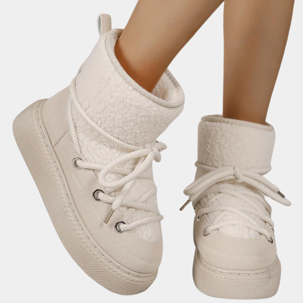 Botas De Nieve Con Diseño Cerrado Para Mujeres | Ideal Para Temporada De Invierno