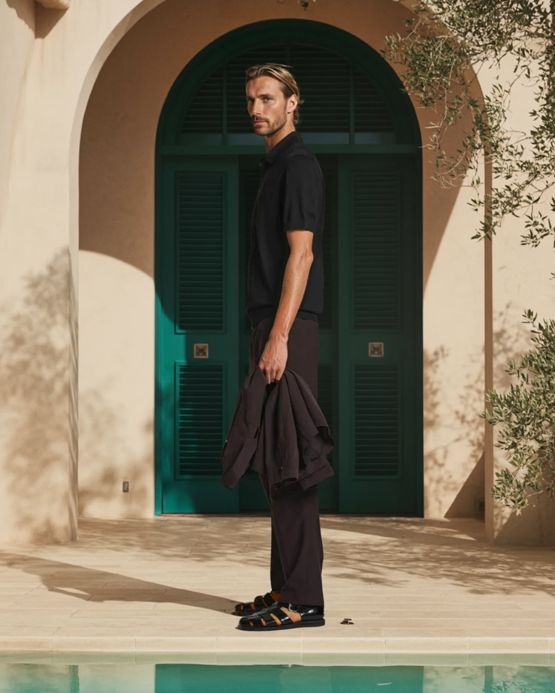 Polo de Manga Corta con Cuello Polo y Tres Botones para Hombres | Ideal para Uso Diario