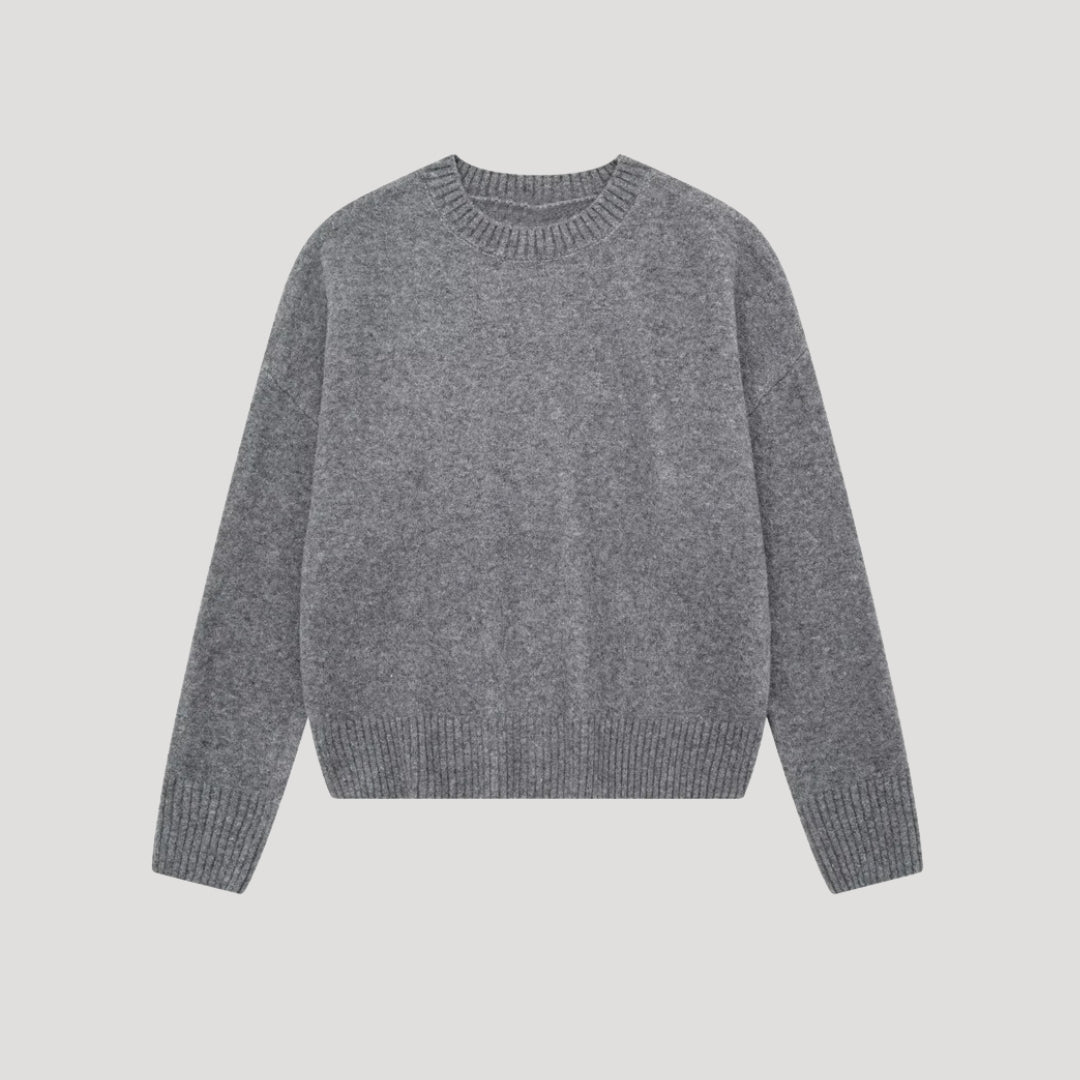 Jersey De Cuello Redondo Y Corte Relajado Para Mujer | Ideal Para Uso Diario