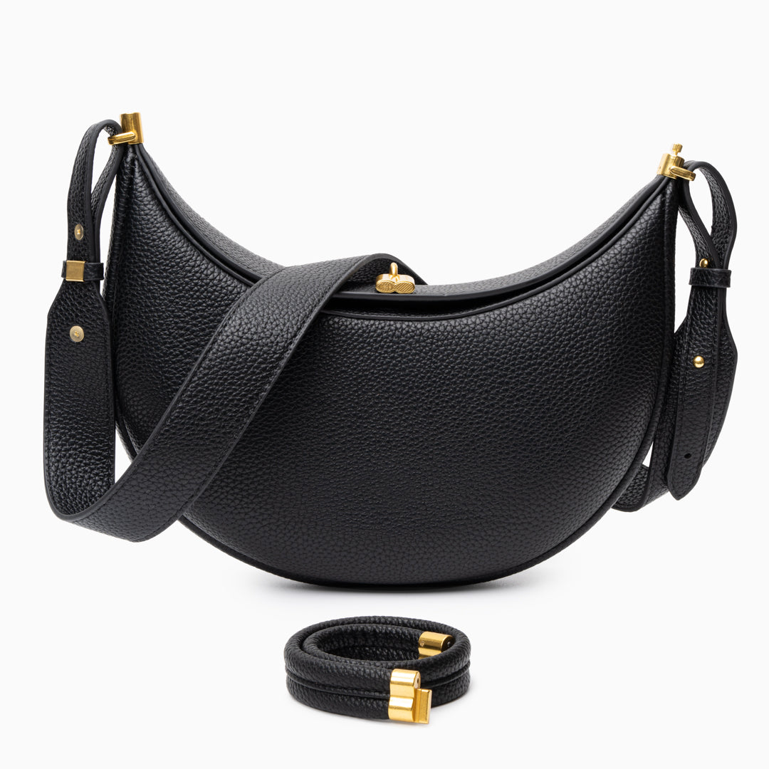 Bolso De Mano Con Forma De Media Luna Y Bandolera Amovible Para Uso Diario | Ideal Para Eventos