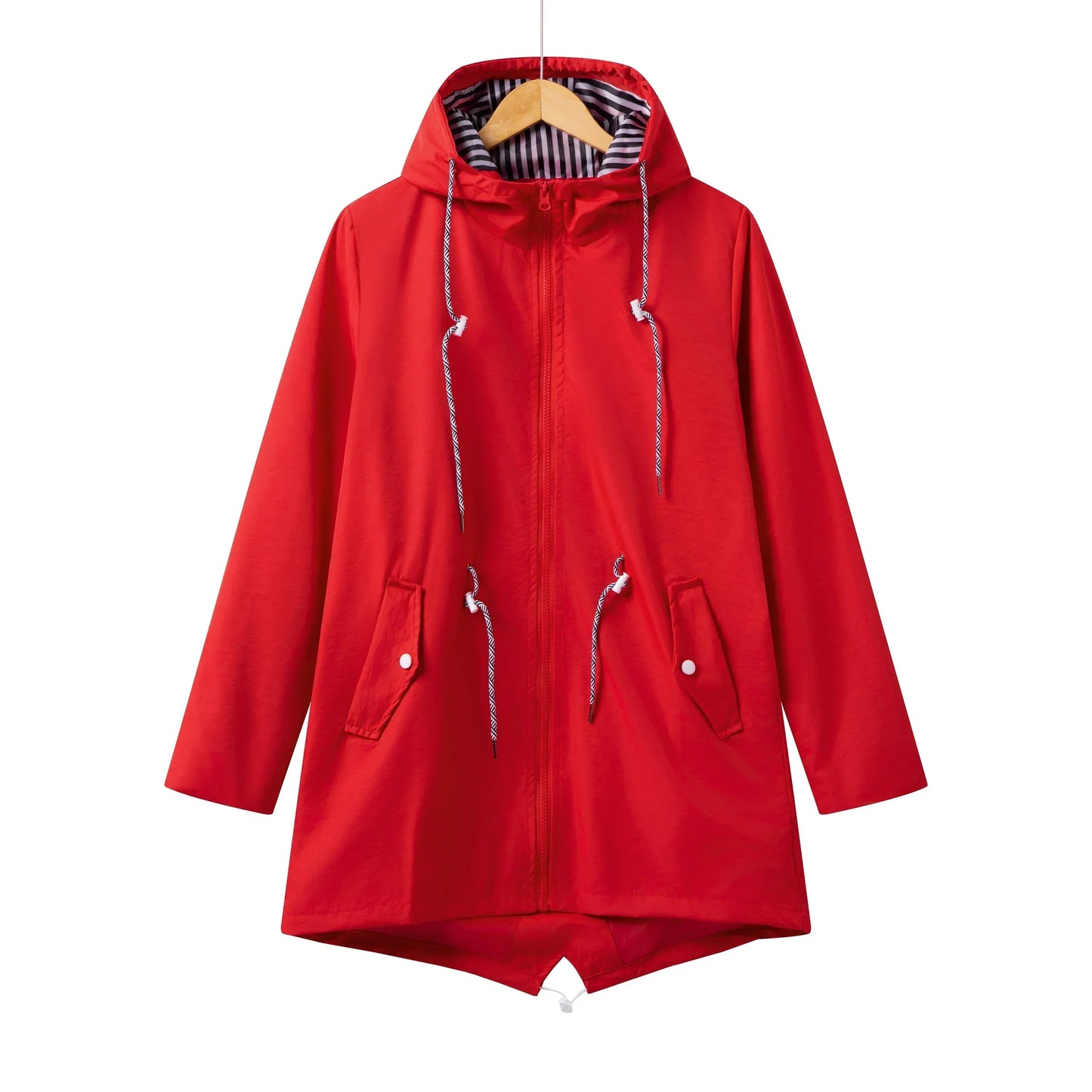 Chaqueta Casual Con Capucha Y Cierre De Cremallera Para Mujer | Ideal Para Uso Diario
