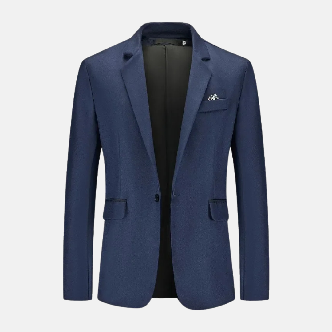 Blazer con Cierre de Un Botón para Hombre | Ideal para Eventos Formales