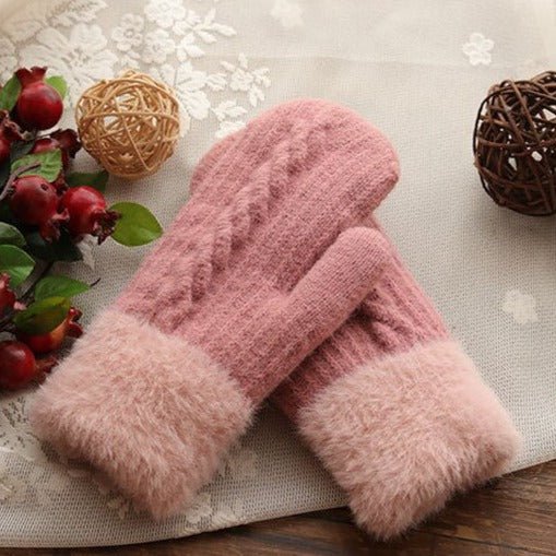 Manoplas Con Acabado Tejido Para Adultos | Ideales Para Invierno