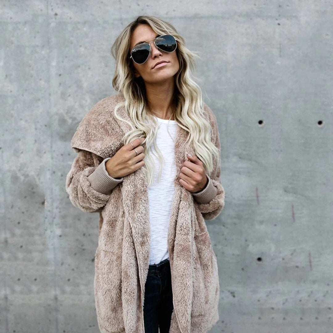 Chaqueta con Capucha y Forro Interior para Mujer | Ideal para Otoño e Invierno