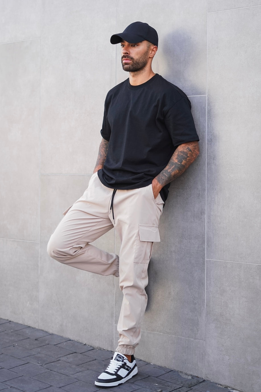 Pantalones Cargo Para Hombre Con Cintura Ajustable Y Corte Recto | Ideal Para Uso Diario
