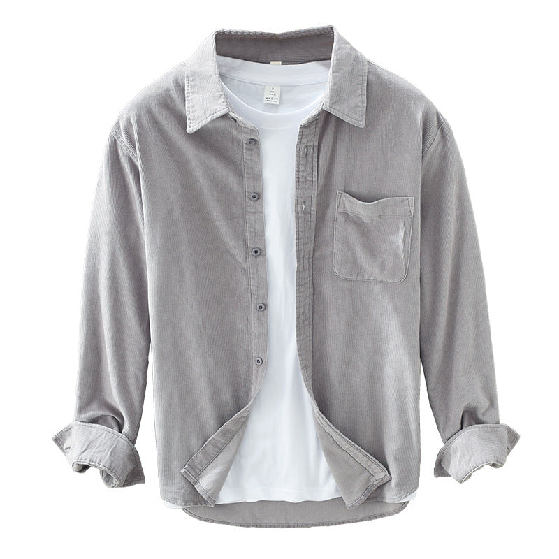 Camisa Con Cierre Abotonado Y Col Clásico Para Hombre | Ideal Para Uso Diario