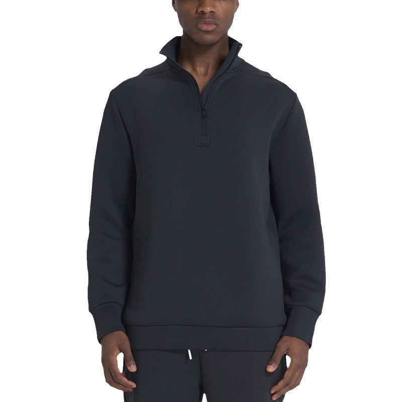 Sudadera Con Medio Cierre Y Cuello Alto Para Hombre | Ideal Para Actividades Deportivas Y Uso Diario