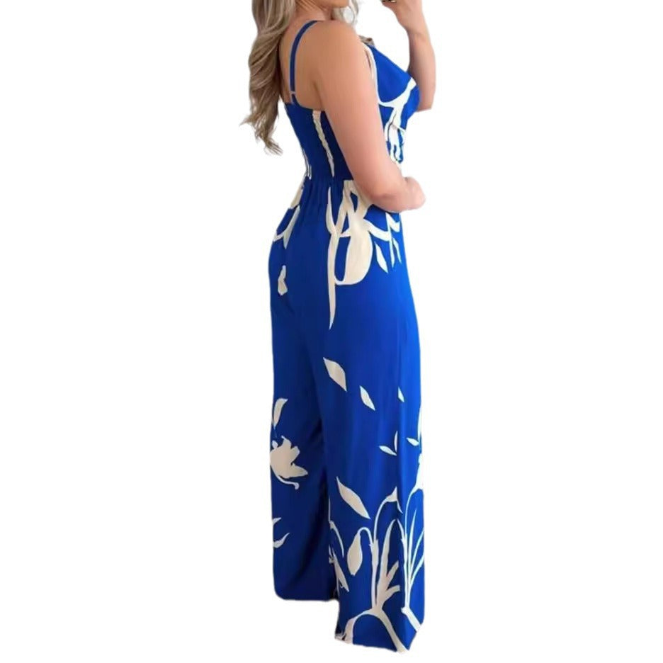 Mono Con Estampado Floral Y Tirantes Ajustables Para Mujer | Ideal Para Uso Diario Y Ocasiones Informales