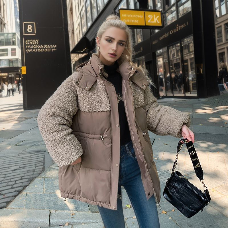 Abrigo Largo con Cintura Ajustable y Cierre Frontal para Mujer | Ideal para El Invierno