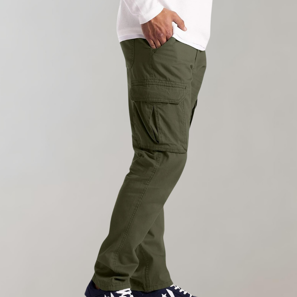 Pantalón Cargo con Múltiples Bolsillos para Hombre | Ideal para Uso Diario y Actividades Informales