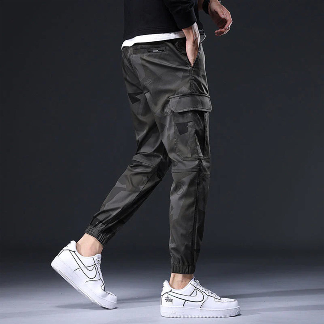 Pantalón Cargo con Cintura Elástica y Bolsillos Laterales para Mujer | Ideal para Uso Diario