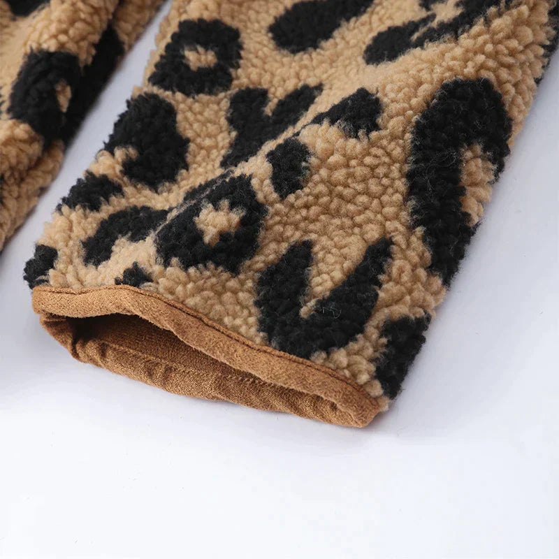 Abrigo De Invierno Con Estampado Animal Para Mujer | Ideal Para Temporada Fría