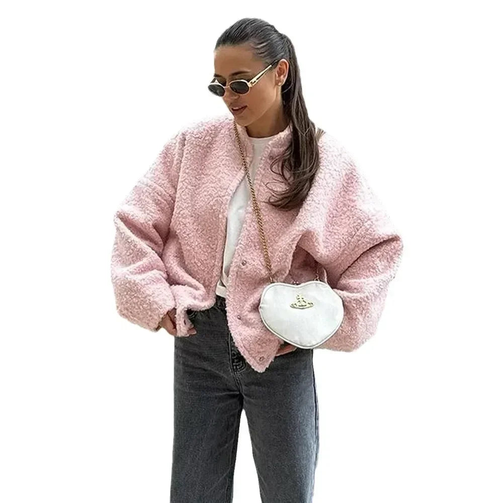 Chaqueta Corta con Corte Amplio para Mujer | Ideal para Otoño e Invierno