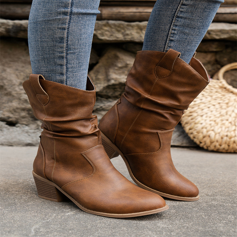 Botines De Uso Urbano Con Diseño Cerrado Para Adultos | Ideal Para Eventos Y Uso Diario