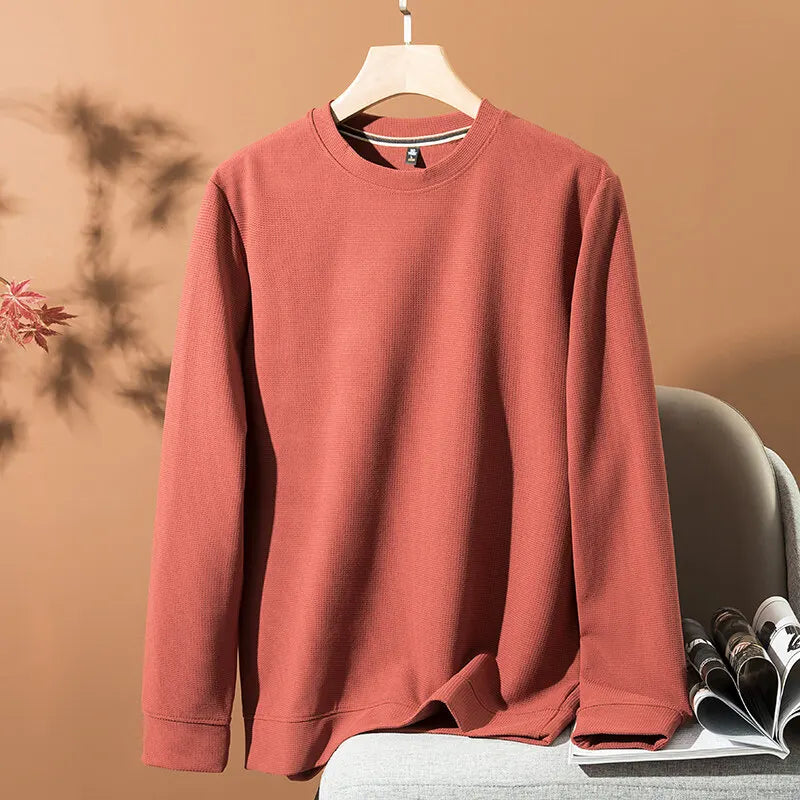 Jersey de Corte Relajado con Cuello y Mangas con Vuelta para Hombre | Ideal para Uso Diario