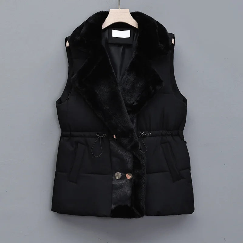 Chaleco Acolchado con Detalle Funcional para Mujer | Ideal para Invierno