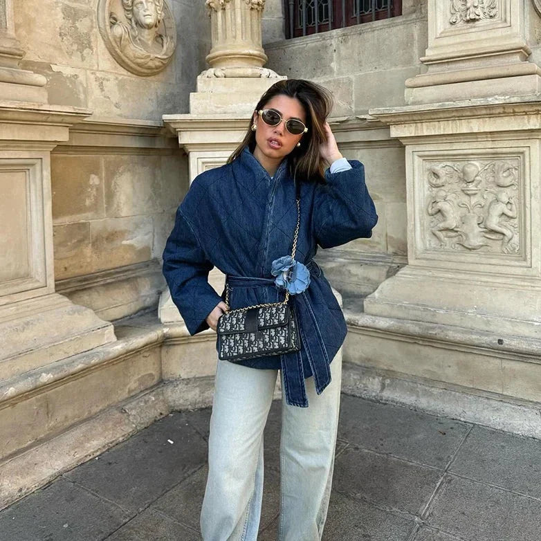 Chaqueta Corta De Diseño Clásico Para Mujer | Ideal Para Entretiempo