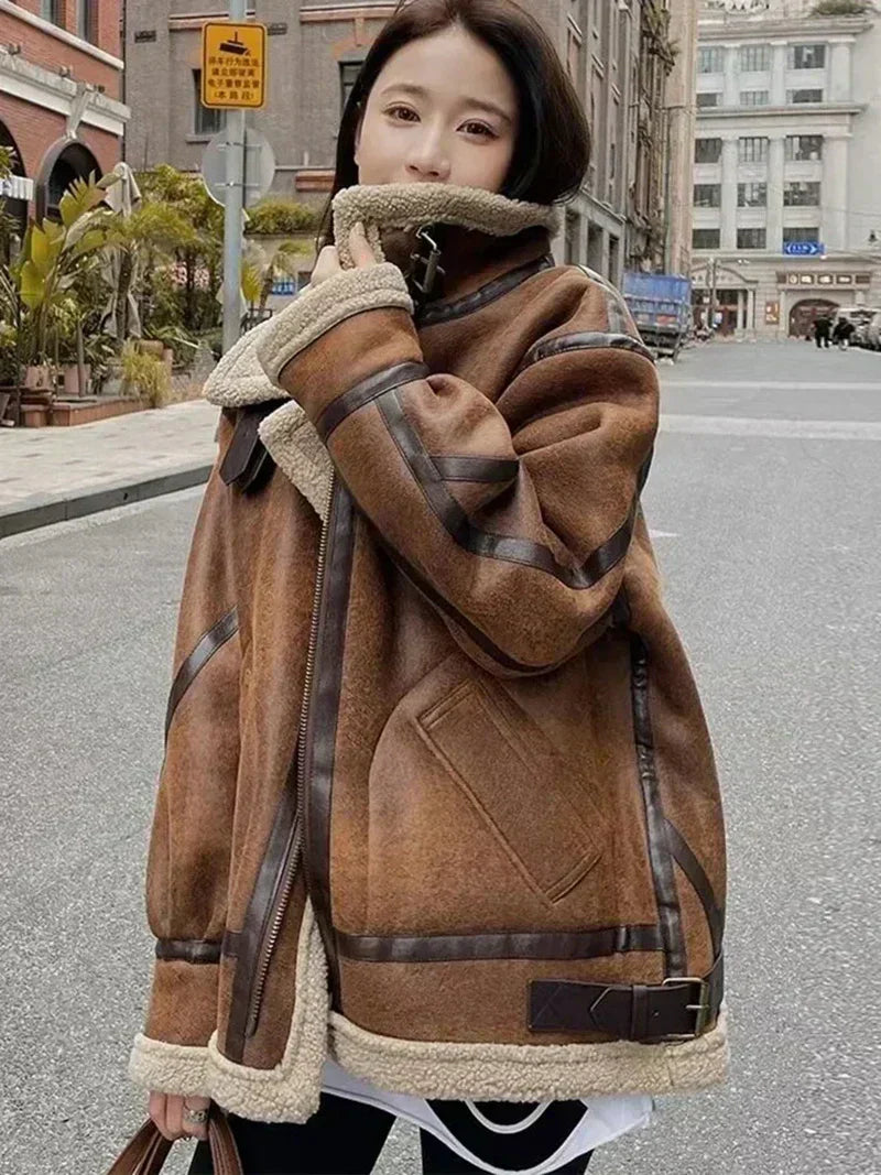 Abrigo de Invierno con Corte Recto para Mujer | Ideal para Temporada Fría