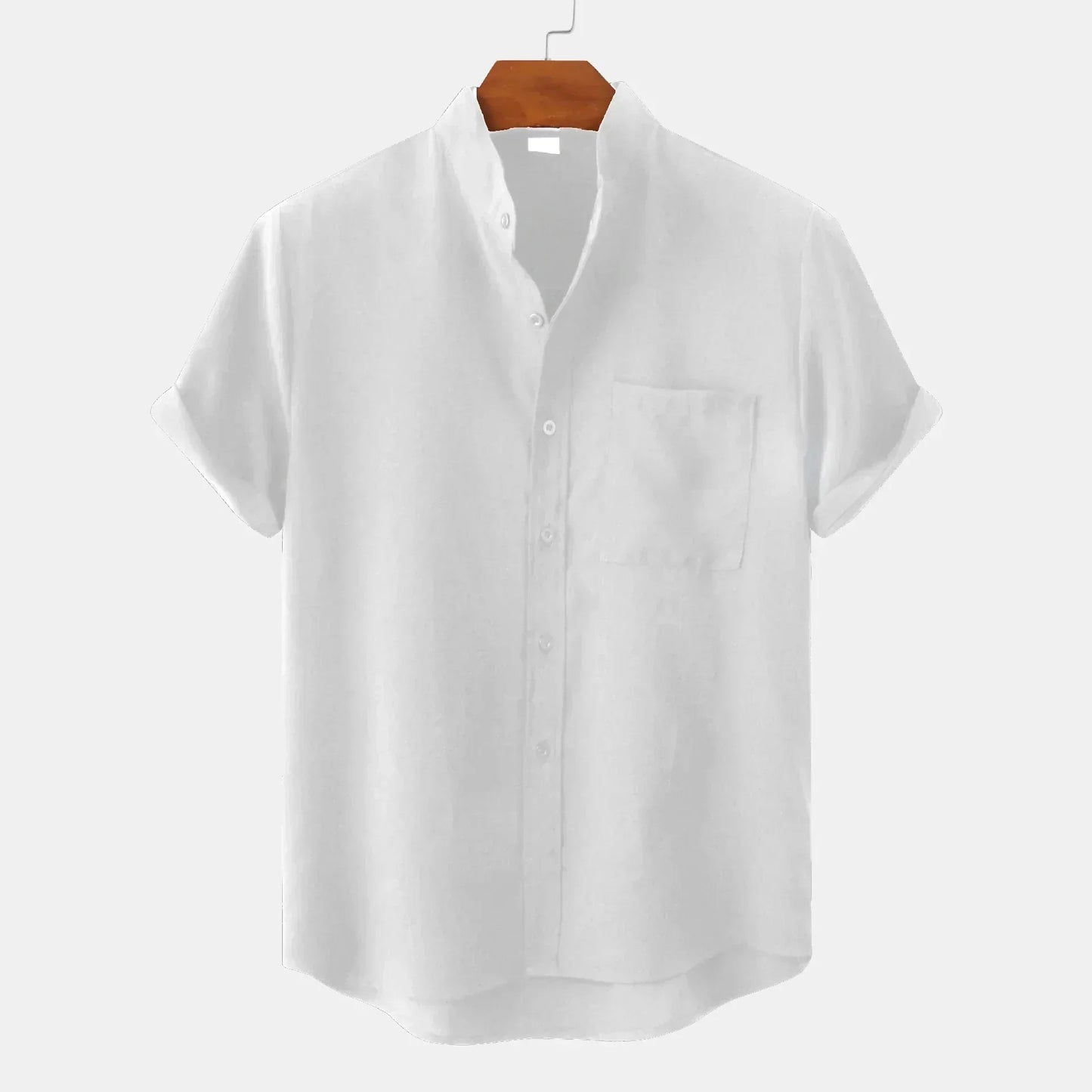 Camisa de Manga Larga de Corte Recto para Hombres | Ideal para Uso Diario y Ocio