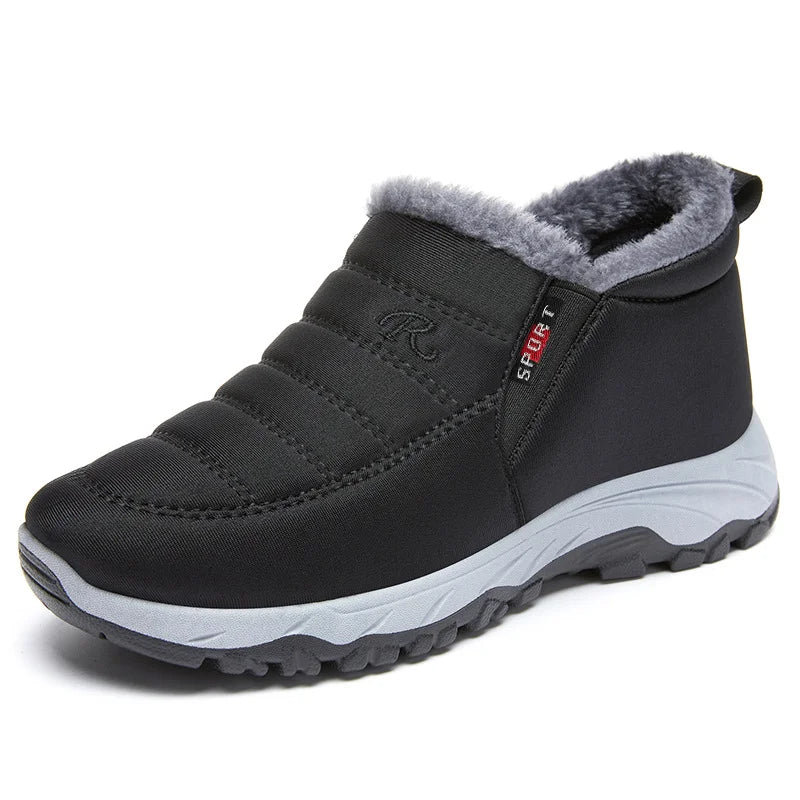 Botas De Invierno Tipo Slip-On Con Cremallera Para Mujer | Ideal Para Uso Diario