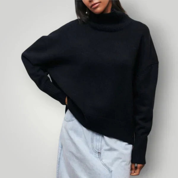 Jersey De Cuello Alto En Tallas Grandes Para Mujer | Ideal Para Uso Diario